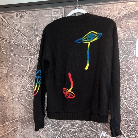 The Elder Statesman-Size 0 - Mushroom cashmere sweater - Picture 3 of 3